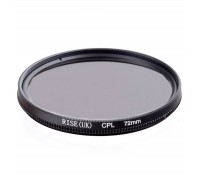 Rise (UK) CPL filter 72mm